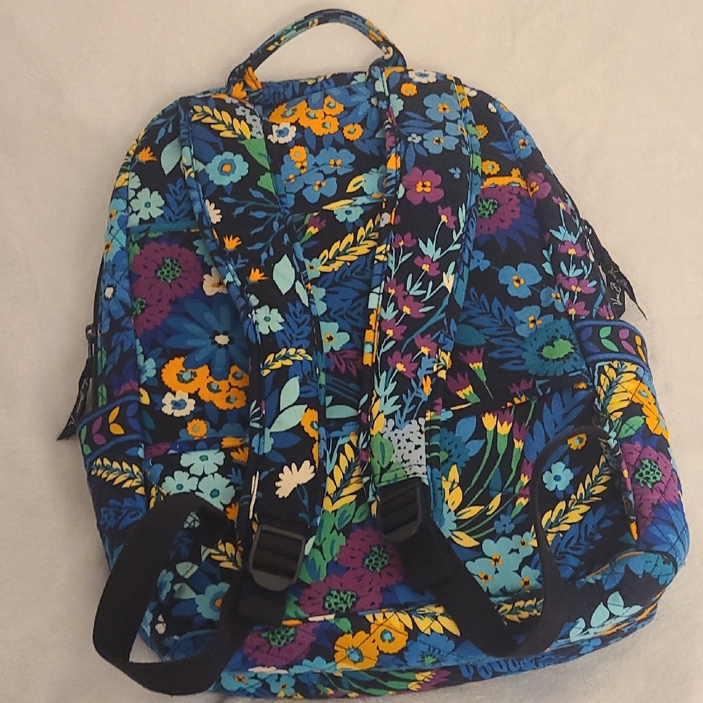🪻 Vera Bradley Laptop Backpack, Midnight Blues - Picture 2 of 5